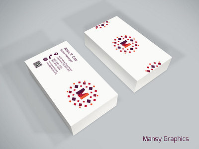 Clean Colorful Business Card Design branding business card businesscard clean creative design ui