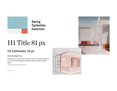 Style Tile - VC Firm for Mental Health Companies color color palette design editorial font style tile typography ui ux