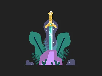 Excalibur excalibur illustration magical sword