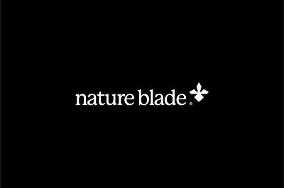 WIP of a logo for a razor brand (1/2) blade edge flower plant razor wip