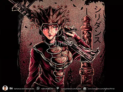 Sekapur Sirih Dance apparel army branding clothing culture dance drawing fan art fujhine gun illustration illustrator indonesia jambi poster tshirt wacom wacom cintiq