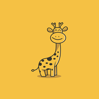 giraffe ^_^ animal children funny funny illustration giraffe mamal shop