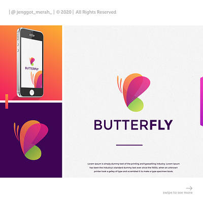 butterfly color logo design awesome brand brand identity brandidentity butterflies butterfly color design gradient gradients identity inspiration inspirations logo