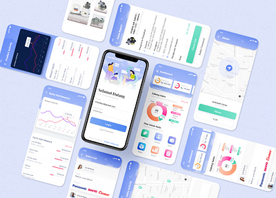 Goodeva - Digital Sales UI app design illustration mobile ui uidesign user interface ux