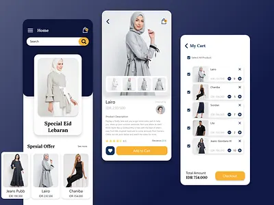 Fashion Store App app branding icon ui ux web website