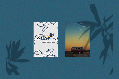 Sandy's Travel branding design logo ui web