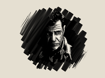 melgibson art artwork brush character characterdesign closeup face illustration melgibson photoshop portrait visual design