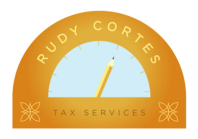 Rudy Cortes Tax Services branding design graphic design logo logo design