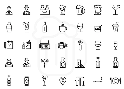 Bar Icons adobe illustrator app bar baricons design flat iconpack icons illustration illustrator vector