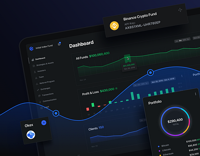 UI/UX for a Fintech SaaS Product crypto dashboard desktop app finance fintech product design saas ui web app