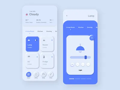 Smart home ui 3dicon smart home ui ui uidesign