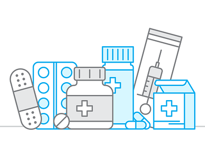 100 Day Challenge - 027/100 Pharmacy design healthcare icon iconography iconset illustration medicine minimal pharmacy vector