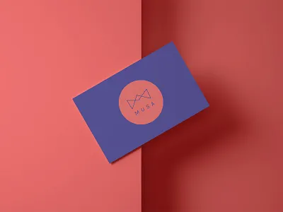 Branding for musa branding businesscard color design logo