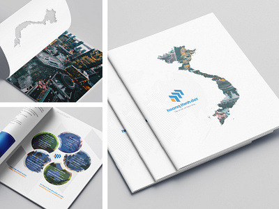 Hoang Thinh Dat Corporation Profile annadesign branding brochure corporate branding design graphicdesign vietnam