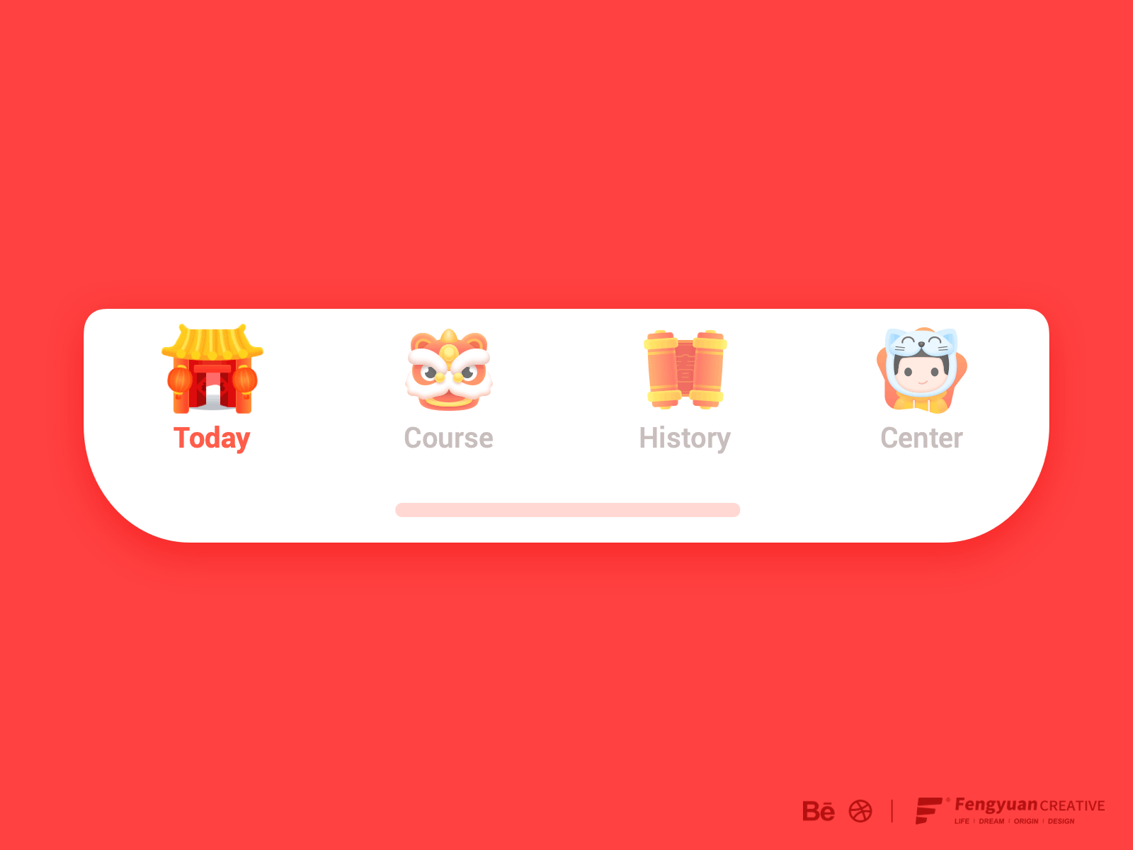 Spring Festival 2020 festival icon illustration tabbar ui