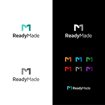 ReadyMade brand branding creative design fiverr fiverr.com fiverrgigs flat graphic design logo logo design logo designer minimal minimalist modern typography