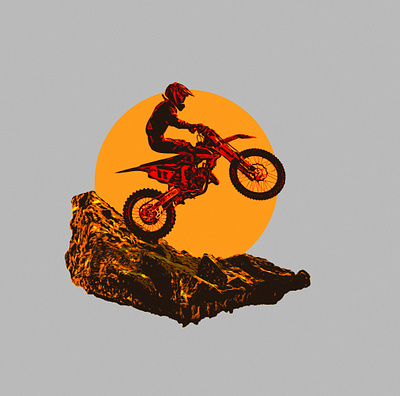 Ride Extreme artwork biking design illustration mountain photoshop riders startup vector