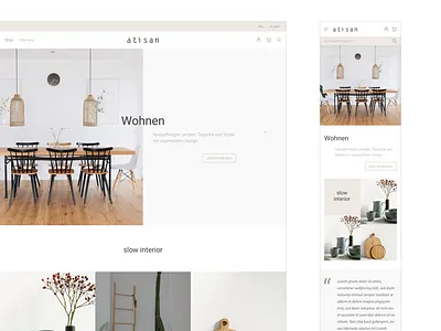 eCommerce concept branding concept ecommence identity inspiration landing site ui web website