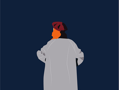 Bonjour madame design illustration