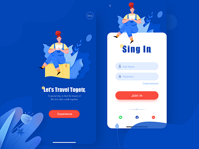 Launch page design design illustration ui