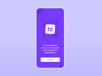 Hi Service Order Interactions android animation apple apps card clean interaction ios mobile order payment prototype purple service simple startup transition ui ux