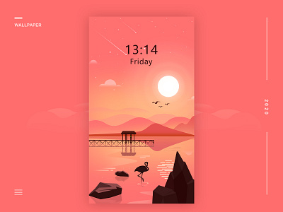 wallpaper illustration ui vector