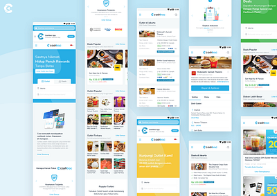 Cashbac.com Revamp (Mobile Version) app deals design mobile web design outlet product design redesign revamp reward ui uidesign ux uxdesign web design website