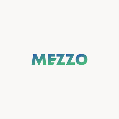 Mezzo logo design design graphic graphicdesign icon logo logodesign logos logosai logotype type