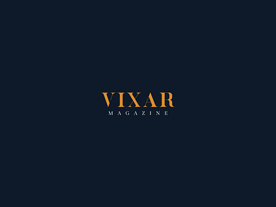 Vixar Magazine brand branding clean fashion fashion magazine logo minimal monogram type