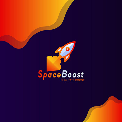 Branding Space Boost Logo Design amazing booster branding business business card design company corporate design home illustration logo logo design real estate space exploration space ship space shuttle typography vector