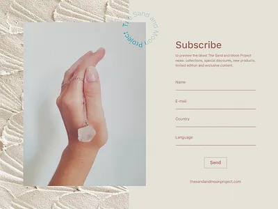 Daily UI - Subscribe Form cleandesign daily ui graphic design minimalist subscribe subscribe form uidesign visual design