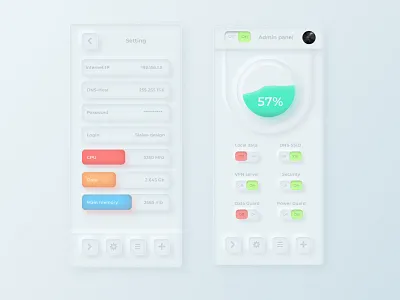 App security neomorphism v1 app design mobile neomorphism ui ux web
