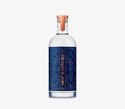 The Orientalist Gin alcohol alcohol beverage design alcohol branding alcohol packaging bottle design branding branding design foxtrot foxtrot studio foxtrotstudio label design label packaging labeldesign logo design logotype logotypedesign package design packaging packaging design