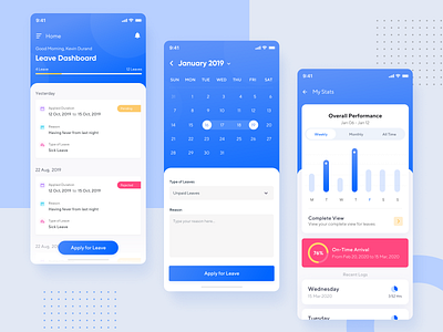 Attendeance App Design analytic analytics chart analytics dashboard app attendance banking clean clean ui concept design dashboard finance app freebies mobile app uiux uxdesign wallet app