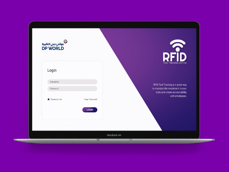 RFID - Field Management System adobe xd app branding design ui ux web