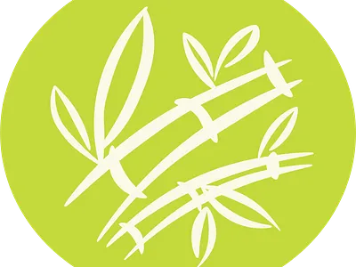 Bamboo Logo bamboo graphic design green logo logo design