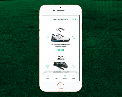 Golf store UI concept clothing design golf interface sport sports store ui ui ux ui design uidesign uiux web