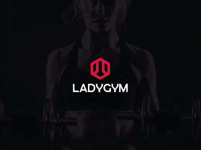 Ladygym Logotype body brand brand identity branding color design exercise logo logotype logtype motivation vector