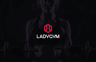 Ladygym Logotype body brand brand identity branding color design exercise logo logotype logtype motivation vector