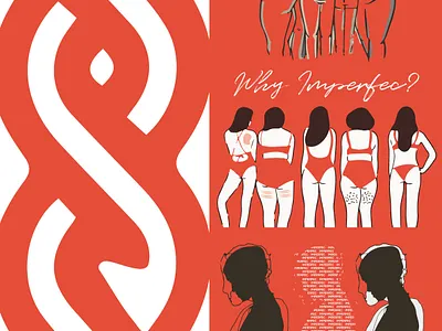 Why you're imperfec. ? branding design facebook feminist girl character girl illustration girls graphicdesign illustration imperfect imperfection vector woman illustration