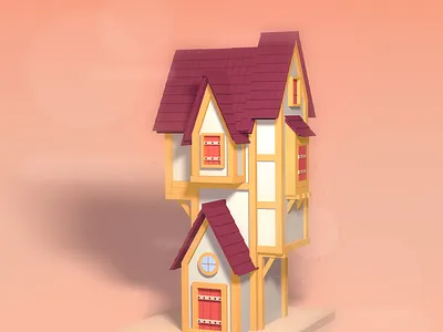Medieval House cinema4d medieval house