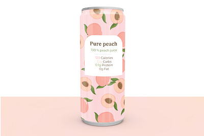 Peachy art branding challenge clean design fun graphic design illustration