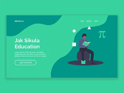 School Education Web UI design vector web web design web site web ui web ui design webdesign website website design website ui