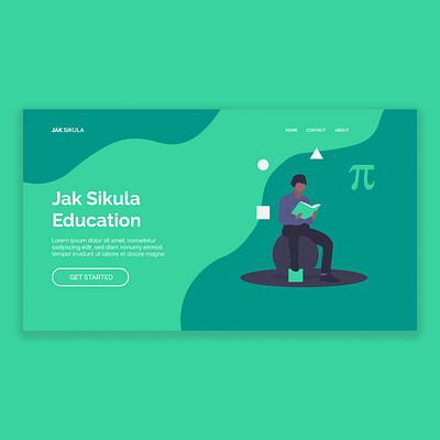 School Education Web UI design vector web web design web site web ui web ui design webdesign website website design website ui