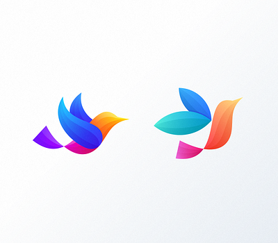 which one do you prefer? app icon bird brand branding character colorful cute design designer icon identity logo logodesign ui ux