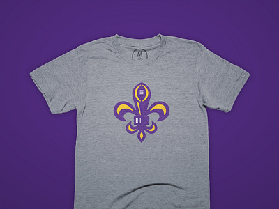 Geaux Tigahs on Cotton Bureau branding design football illustration logo lsu sports vector