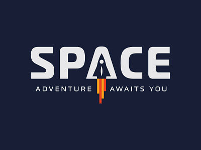 Adventure Awaits You retro space type typography vector