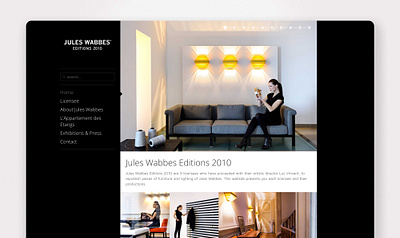 Jules Wabbes Edition 2010 belgiandesigner limitededition website website design