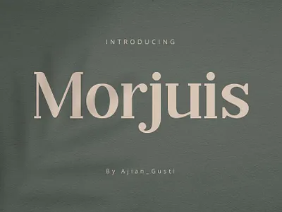 Morjuis - Serif Font classic clean display font elegant fashion font glamour lettering luxury premium serif