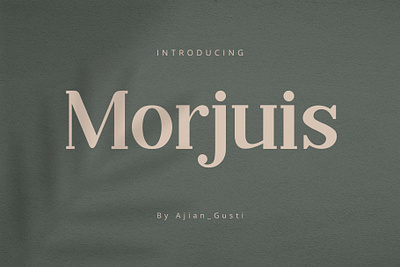 Morjuis - Serif Font classic clean display font elegant fashion font glamour lettering luxury premium serif